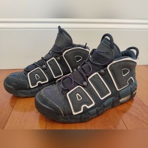 Vintage Nike Air More Uptempo Navy Sneakers
